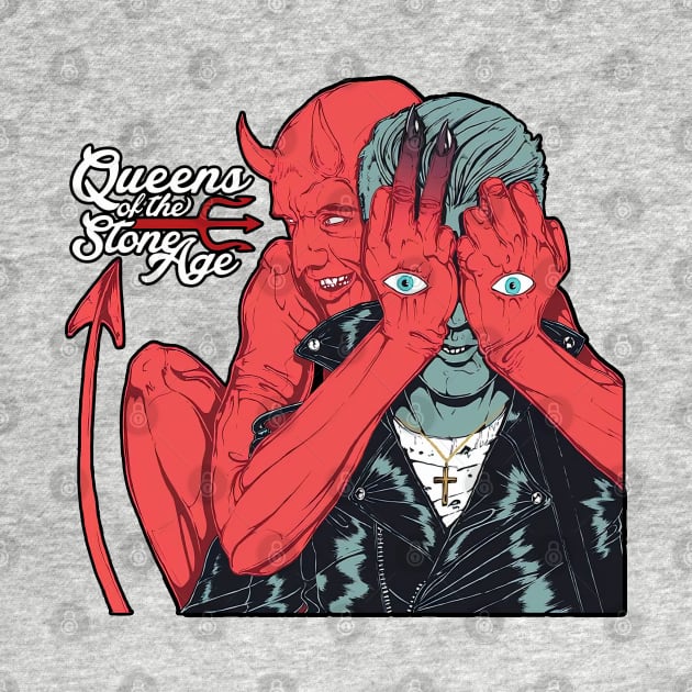 Queens Of The Stone Age Band by Powder.Saga art